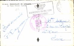 CPA Principaute de Monaco le Palais Princier Illumine 