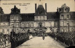CPA Palais de Fontainebleau les Adieux Napoleon 1er