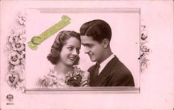 CPA Bonne peter Femme