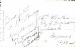 CPA Pour Toujour je t'ao donne mon coeur je t'aime pour toujours je ne purrai jamais avoir unautre a