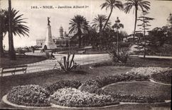 CPA Nice Jardins Albert Ier 