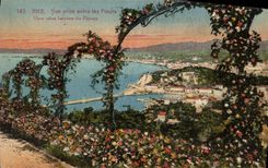 CPA Nice vue prise entre les Fleurs 