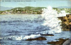 CPA Cannes vue prise de la Reserve 