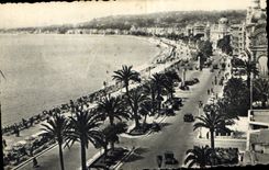 CPA Nice la Baie des Anges Promenade des Anglais 