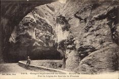CPA Gorges superieures du Cians route de Beuil A M Par la Ligne du Sud de la France 