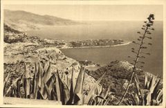 CPA Cote d'Azur le Cap Maritin vu du Rond Point de la Turbie Alpes Maritimes 