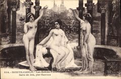 CPA Monte Carlo les Graces Florentines Salle de jeu par Gervais 