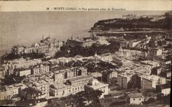 CPA Monte Carlo vue generale prise de Beausoleil 