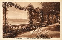 CPA La Cote d'Azur Beaulieu Jardin Fleuri 