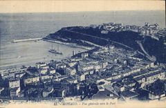 CPA Monaco vue generale vers le Port 