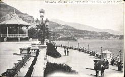 CPA Monte Carlo les Terrasses vue sur le Cap Martin 