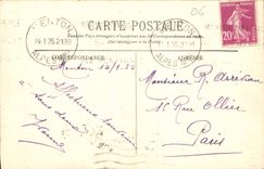 CPA Monte Carlo Echapee sur la Mer vers Requebrune 