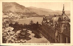 CPA Monte Carlo le Casino et le Cofe de Paris 
