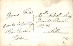 CPA Anniversaire Femme