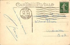 CPA Nice Les Jardins du Roi Albert Ier La Grotte et le Palais de la Jetee 