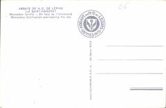 CPA Abbaye de N D de Lerins Ile Saint Honorat Monastere fortifie en face de l'immensite 