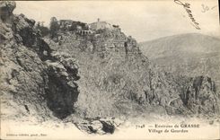 CPA Environs de Grasse Village de Gourdon 