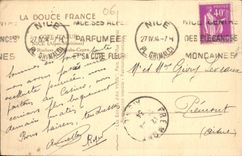 CPA La Douce France Cote d'Azur Nice Alpes Maritimes Les Rochers de Phuba Capeu