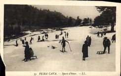 CPA Peira Cava Sports d'hiver Ski Luge
