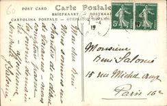 CPA Chateau de Pierrefonds vue prise de la Gare 