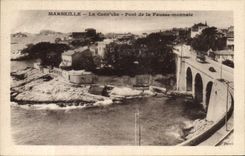 CPA Marseille la Corniche Pont de la Fausse Monnale 