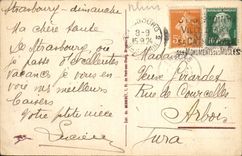 CPA Strasbourg l'Ill et la Place de la Republique 