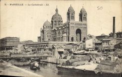 CPA Marseille la Cathedrale 