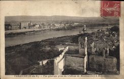 CPA Tarascon B du R vue generale prise du Chateau de Montmorency a Beaucaire 