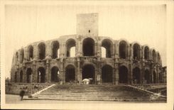 CPA Arles les Arenes Grand Escalier 