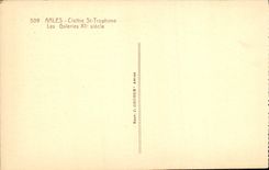 CPA Arles Cloitre St Trophime les Galeries XII siecle 