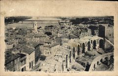 CPA Arles les Arenes et le Rhone 