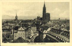 CPA Strasbourg vue generale 