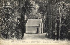 CPA Parc du Chateau de Chantilly Chapelle St Paul 