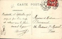 CPA Cauterets Cascade du Lutour 