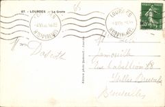 CPA Lourdes La Grotte 