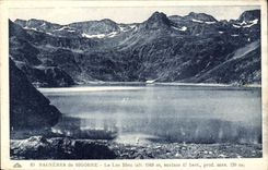 CPA Bagneres de Bigorre le lac Bleu 
