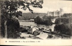 CPA Pierrefonds Vue sur le Chateau 