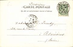 CPA Compiegne Le Chateau Chambre a coucher de Napoleon III 