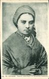 CPA Lourdes Portrait authentique de Bernadette Soubirous 