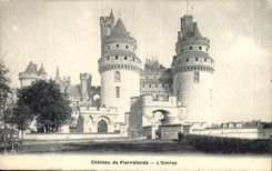 CPA Chateau de Pierrefonds l'Entree 
