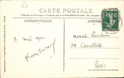 CPA Chateau de Pierrefonds l'Entree 