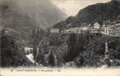 CPA Saint Sauveur Vue generale 