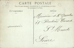 CPA Marseille Le Parc du Chateau Borely 