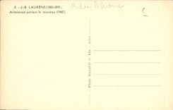 CPA J B Laurens Arlesienne portant le manteau 