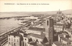 CPA Marseille Les Bassins de la Joliette et la Corniche 