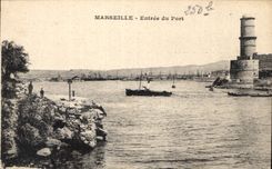 CPA Marseille Entree du Port 