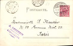 CPA Strasbourg La Cathedrale Carte 1900