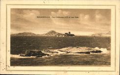 CPA Marseille Le Chateau d'If et les Iles 