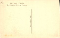 CPA Arles sur Phone Les Alyscamps Allee des Tombeaux 