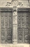 CPA Aix en Provence Porte sculptee de la Cathedrale 